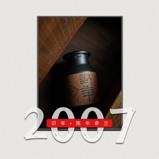 识年•陈年奇兰 2007武夷正味老岩茶名枞专仓藏养 藏茶密室•宝之 商品图0