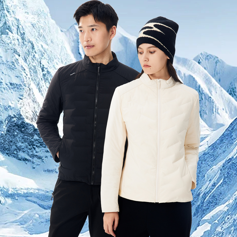 【亏本清仓，抢完下架】【轻量户外，保暖锁温】COGIRL裤小仙秋冬情侣款户外轻量透气90白鸭绒立领内胆防钻绒男女羽绒服城市通勤