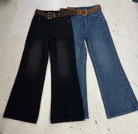 【门店同款】ENJOY冬季宽腰带加绒喇叭裤 168794684