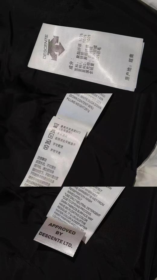 D121827冬季联名款国家队多标羽绒服外套男女同款 商品图7