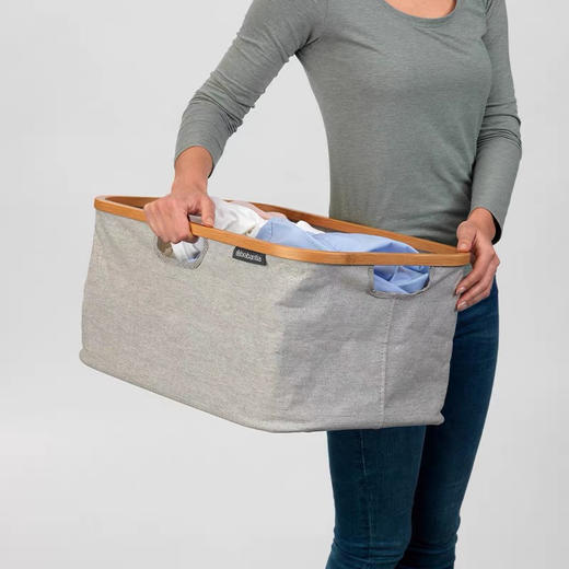 brabantia柏宾士可折叠洗衣篮家用布艺北欧风洗衣篮脏衣框 商品图1