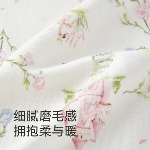 英氏儿童内搭打底睡衣套装秋冬款男童女童保暖内衣中大童居家服 商品图3