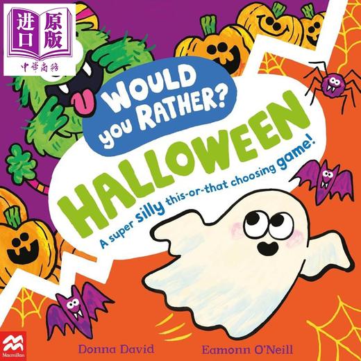 【中商原版】你更爱的可能是节日 Would You Rather Halloween 英文原版 儿童绘本 亲子互动图画书 插图色彩鲜艳 进口童书2岁+ 商品图0