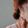 韩系气质猫眼石耳环银针耳环纪念日百货门店同款159464851 商品缩略图2