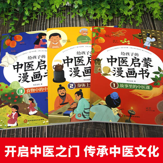给孩子的中医启蒙漫画书全3册 商品图3