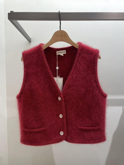 1218-12 渠道圆正 高端顾客入 小禾合股羊绒拉绒 重磅小香风 开衫/马甲 拿到醒醒 商品图8