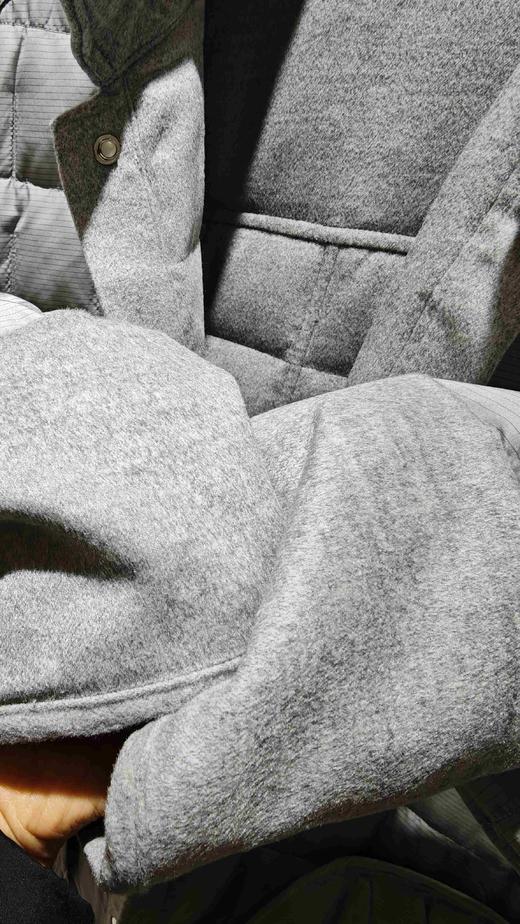 58038G衬衫领长款鹅绒服 商品图9