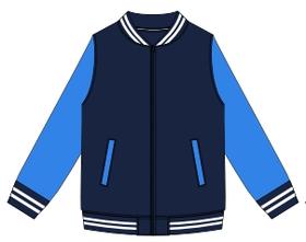 王家井初中——棒球服上衣
