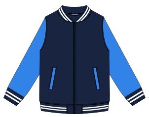 王家井初中——棒球服上衣 商品图0