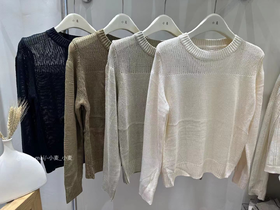 【直播专供款】ENJOY秋季肩部镂空韩版针织 154397952