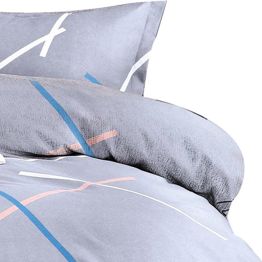 faunen芳恩 TH-Z1018长棉绒印花四件套 200×230cm 时尚漫步 商品图2