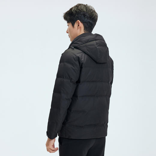 【门店同款&鸭绒】圣得西2025年冬季新款男士连帽羽绒服蓬松外套 商品图3
