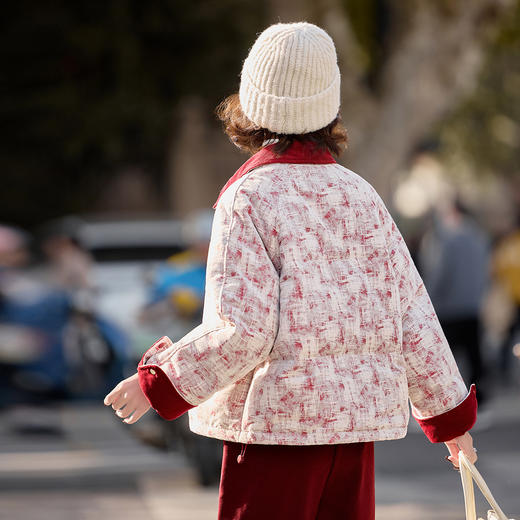 HR SYY8821休闲风羽绒服时尚休闲撞色POLO领鸭绒服外套 商品图2