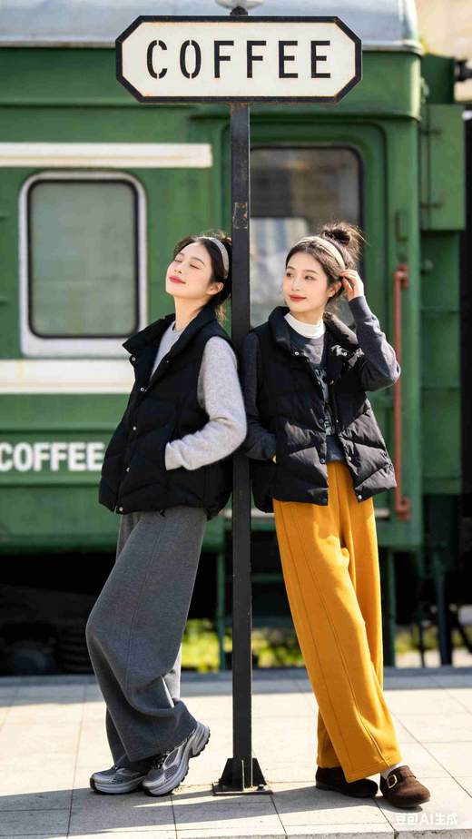 582794立领圆摆羽绒背心马甲，国标90绒子，鸭绒 商品图10