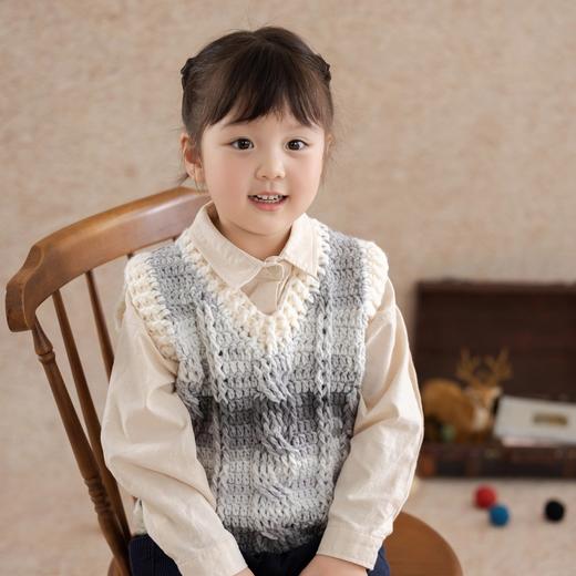 苏苏姐家暮织背心手工diy编织钩针手编2号线亲子毛线团材料包 商品图2