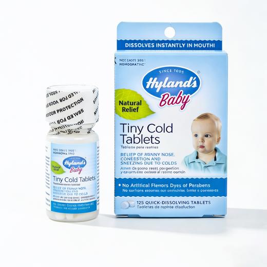 美国Hyland's Tiny Cold宝宝舒缓小片125粒 商品图4