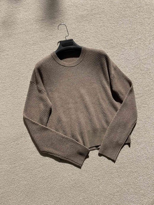 1218-1 ic秋冬原色系羊绒套头衫 商品图5