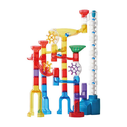 【大颗粒不卡壳的电动传送轨道滚珠】ONSHINE童年无限全自动弹珠滚珠轨道积木 滚球管道玩具儿童礼物 滑道超顺滑 商品图5