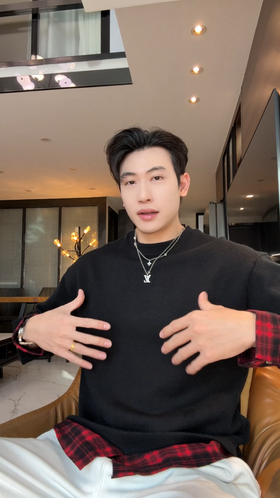 35702SDSA男士秋冬新款痞帅男装韩版潮牌下摆拼接圆领卫衣百搭时尚上衣