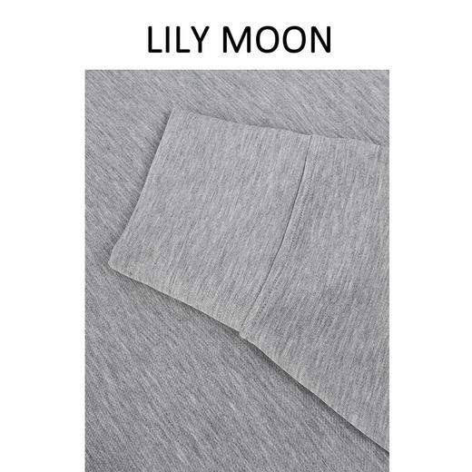 LILY MOON砂洗空气层连帽卫衣 商品图1