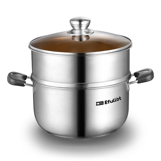 EFULLOT 伊弗勒 EFSS-S006星辰不锈钢汤蒸锅 26cm(含1个蒸屉) 商品图0