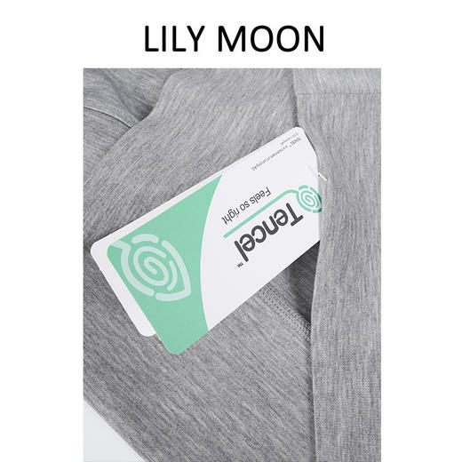LILY MOON砂洗空气层连帽卫衣 商品图2