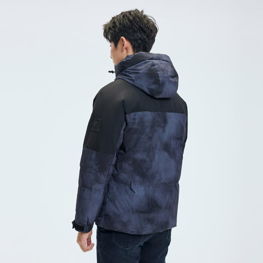 【门店同款&鸭绒】圣得西2025年冬季男士羽绒服印花拼色有型外套 商品图3