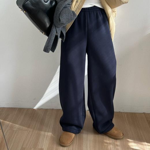 老米优品🎈3-5天！自留款❤ 550g过冬加绒神裤☀高克重《裤口两穿设计！加绒卫裤》一裤两穿！松弛感满满，梨形妹纸大爱~~K251218A 商品图12