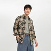 森马长袖衬衫男春季格纹宽松翻领外套时尚休闲前胸双贴袋上衣潮流 商品缩略图2