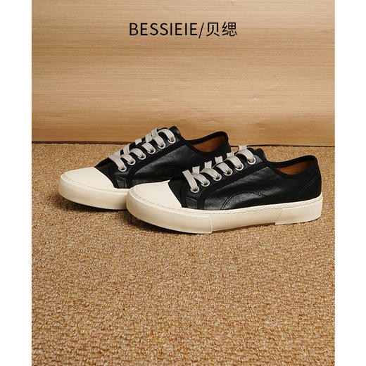 BESSIEIE复古软底休闲鞋 商品图3