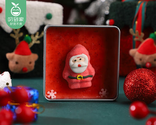 圣诞草莓慕斯蛋糕（120g/盒）生产日期：12月21日 保质期：冷藏3天 商品图2