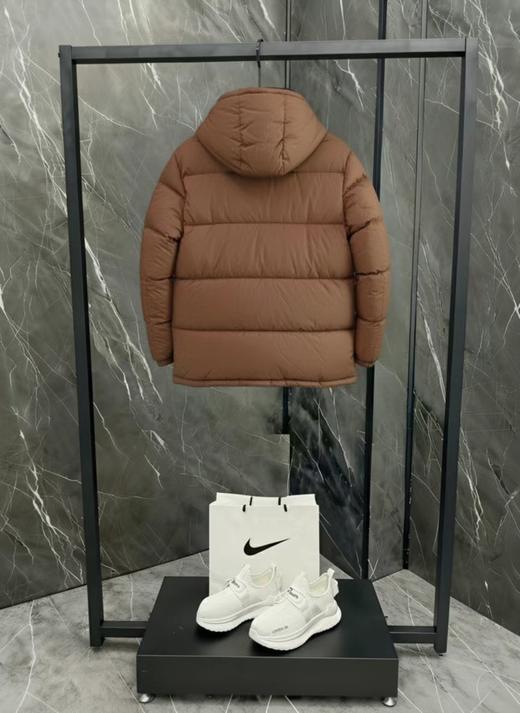 D121804冬季2025简约高蓬松情侣款连帽羽绒服 商品图7