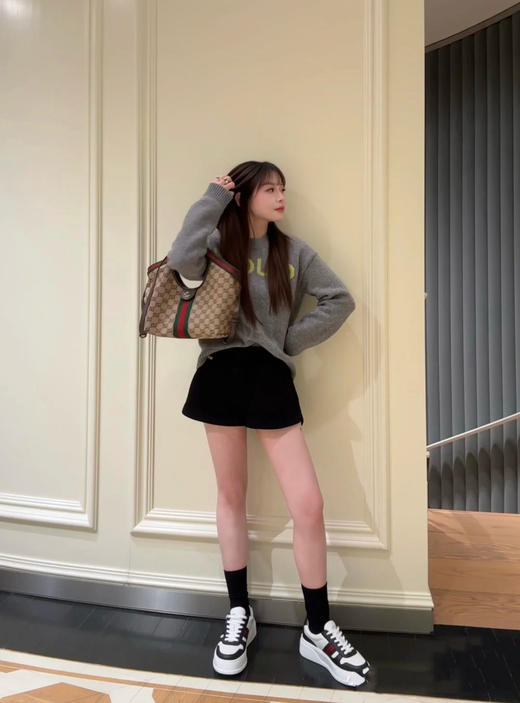 古驰 新款撞色提花字母针织毛衣 (TM) 商品图3