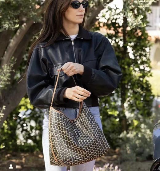 老渠道  莫奈新款HOBO  通勤百搭  帆布老花涂层  配长肩带 商品图3