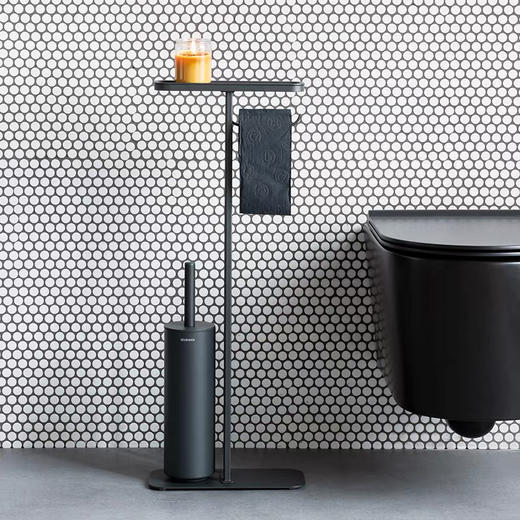 brabantia柏宾士MindSet卫生间管家置物纸巾架厕所马桶刷浴室套装 商品图1