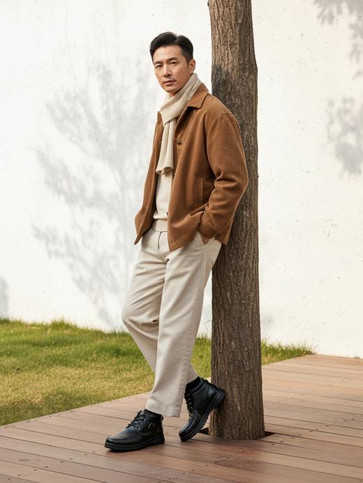 二店y 【头层软牛皮+真羊毛】巨大清仓-巨好穿的爸爸鞋！冬季保暖鞋 商品图7