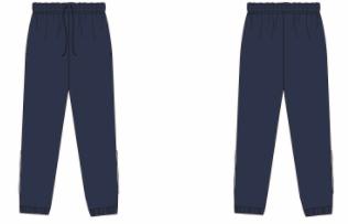 王家井初中——棒球服长裤 商品图0