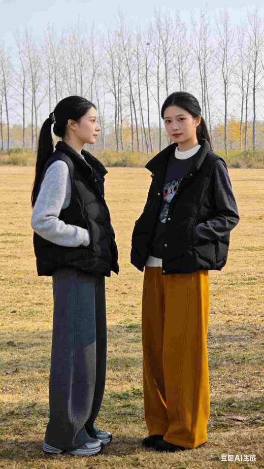 582794立领圆摆羽绒背心马甲，国标90绒子，鸭绒 商品图6