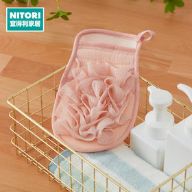 浴室用品沐浴花手套二合一搓背搓澡洗澡巾