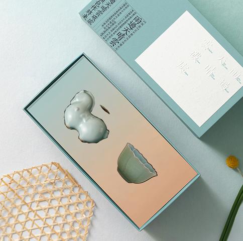 【新年好礼】非遗汝瓷有钱马礼盒 “”马上有钱”“马上赚” 商品图1