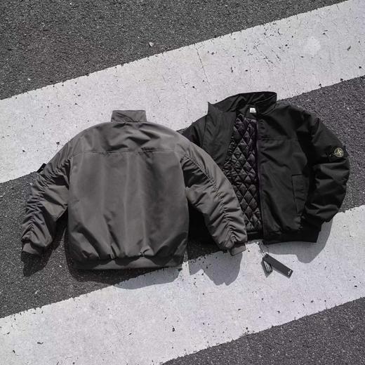 D121808新款秋冬立领美式工装高街痞帅cleanfit飞行员三防棉衣棉服 商品图0