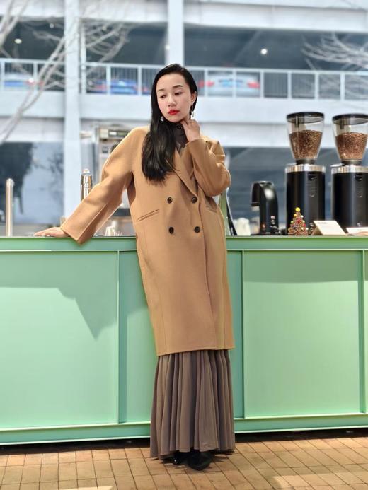 【12.19上新】2色之家夹花羊毛羊绒双面呢大衣·LSQ 商品图10