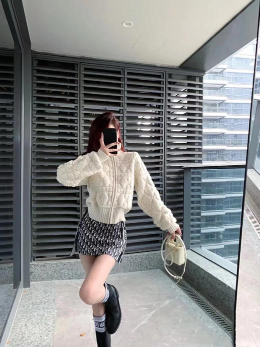 迪奥  藤格纹立领针织外套(TM) 商品图4