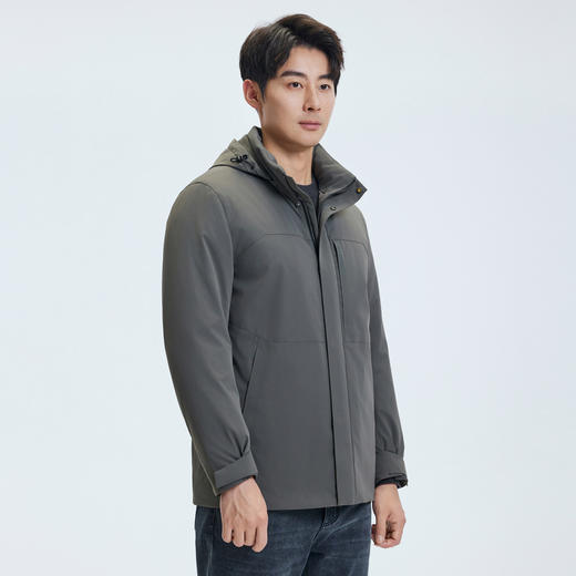 【门店同款&鸭绒】圣得西连帽羽绒服2025年冬季男士休闲户外外套 商品图1