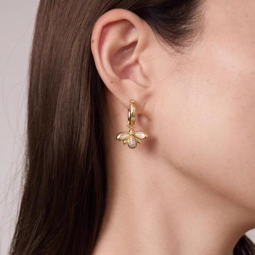 2楼Fellala/翡拉拉「简奢时尚5.0」系列小蜜蜂耳环货号925431105吊牌价799现价719 商品图3