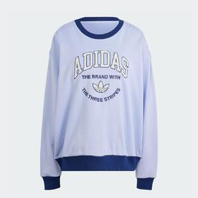 三叶草圆领卫衣179.90（线上线下同步销售，不一定有货，介意勿拍）605286-GY