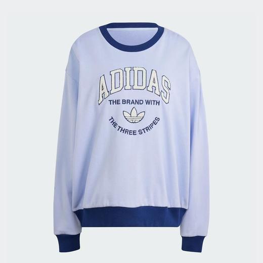 三叶草圆领卫衣179.90（线上线下同步销售，不一定有货，介意勿拍）605286-GY 商品图0