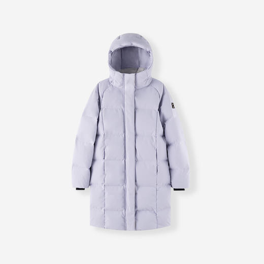 【新国标 真羽绒】森林棠亲子中长款白鸭连帽羽绒服80932508 防泼水 耐磨抗造 轧光尼丝纺 90绒子白鸭绒 微宽松插肩袖版 厚实保暖 无惧雨天雪天 商品图6