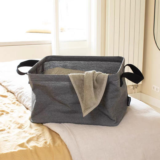 brabantia柏宾士可折叠洗衣篮35L布艺脏衣服收纳筐脏衣篓大脏衣篮 商品图0