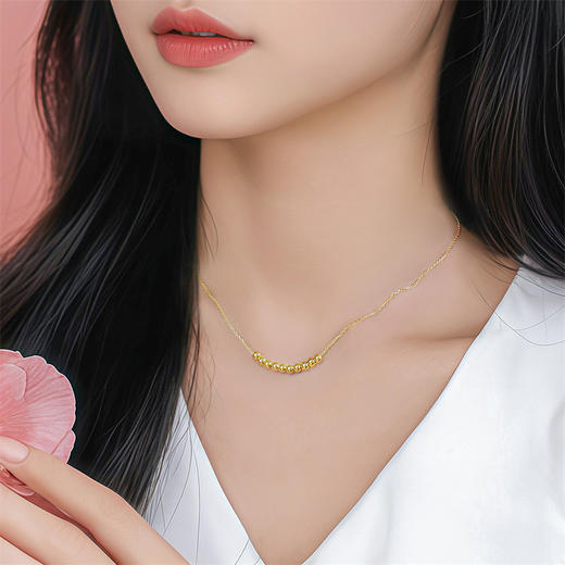 【人气爆款】黄金小金珠10颗 足金小珠子配珠转运珠MEMORA诗普琳HP561001 商品图9